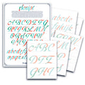Lettering Practice Sheets - Script